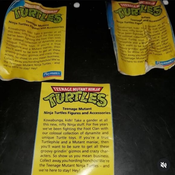 TMNT Checklist Insert Teenage Mutant Ninja Turtles Lot of 3 - Picture 1 of 3